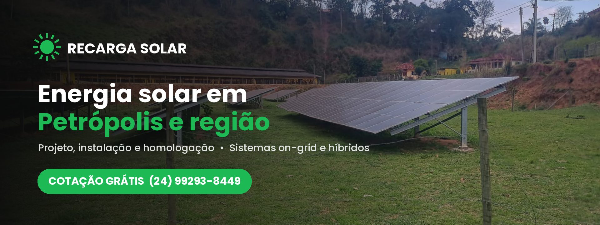 Recarga Solar – energia solar em Petrópolis e região